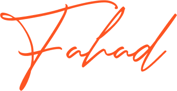 Fahad's signature