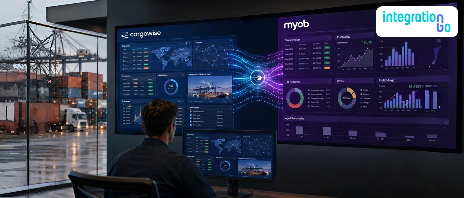 MYOB EXOB Integration with CargoWise-IntegrationGo